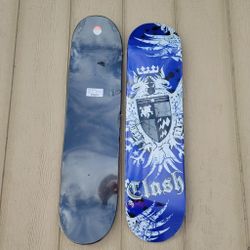 CLASH SKATEBOARD DESK SIZE 7.75 20 EACH CLASH SKATEBOARD DESK SIZE 7.75 20 EACH 