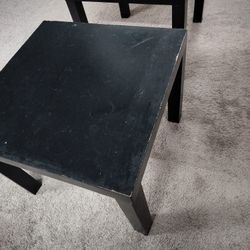 Two Wooden Side Table