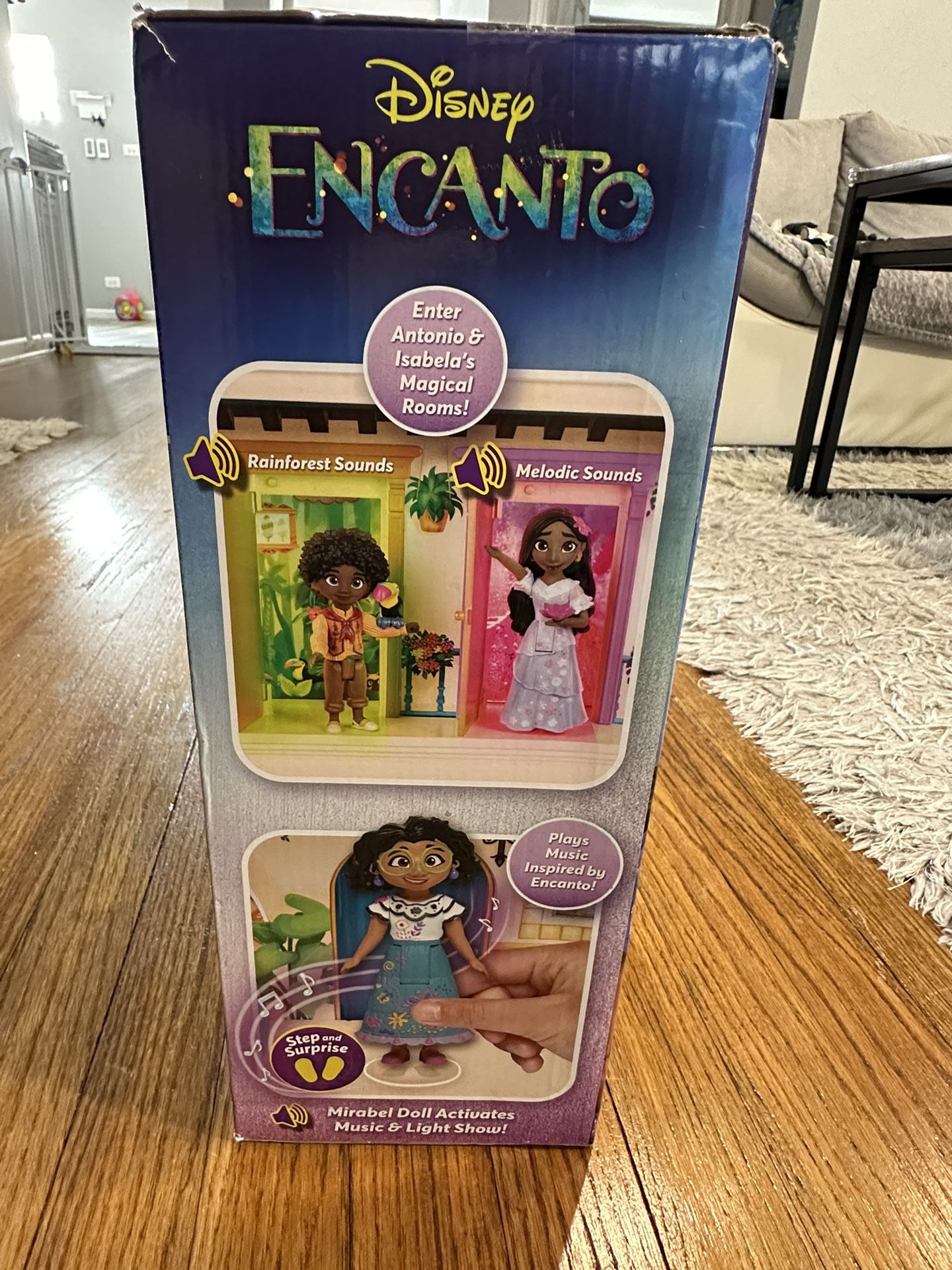  Disney Encanto Magical Madrigal House Playset with Mirabel Doll  & 14 Accessories - Features Lights, Sounds & Music! : Toys & Games