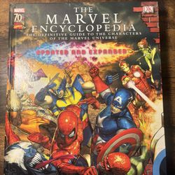 Marvel Encyclopedia Updated & Expanded Hardcover Book