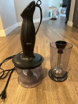  Oster Hand Blender with Chopper & Measuring Cup