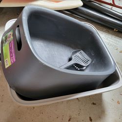 Litter Pan X 2 With One Scoop