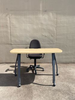 Work Desk and Office Chair