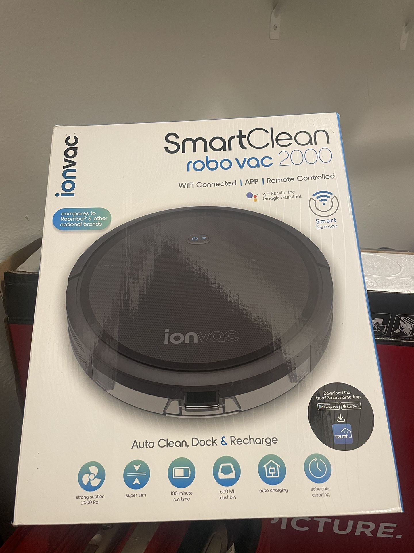 ionvac smart clean robo vac 2000
