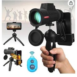 NEW Unegroup Monocular Telescope with Smarthphone Adapter and Tripod