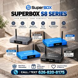 SUPERBOX A+ Superbox SUPERBOX New S8 Superbox S6 Pro Max Ultra SUPERBOX Superbox S7 Pro Max Ultra Vseebox Vsee Vsee Box V6 Max V6 Plus -- New
