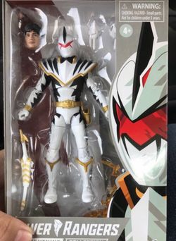 Lightning Collection White Dino Thunder Ranger With Replacement Head