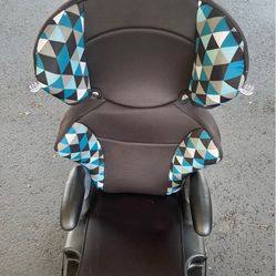 Evenflo Big Kid Highback 2-in-1 Belt-Positioning Booster Car Seat, Boston Blue