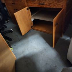 Solid Oak buffet Storage