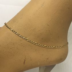 14k Yellow Gold Ankle Bracelet    Thumbnail