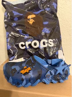 Bape X crocs echo 9M