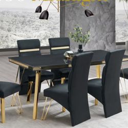 7pcs Dining Set (6 Chairs & Table)*. New Price Firme Delivery Today