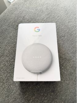 Google Nest Mini 2nd Generation Smart Speaker – Chalk – New in Box