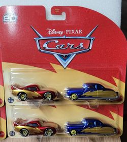 Disney Pixar Cars 20th Anniversary Lightning McQueen & Doc Hudson 2-Pack