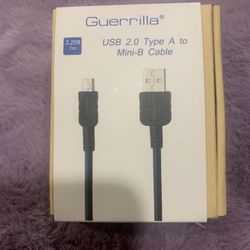 USB 2.0 Type A To Mini  B Cable 