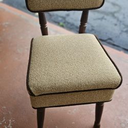 Vintage Comfee Sewing Chair Storage Under Seat