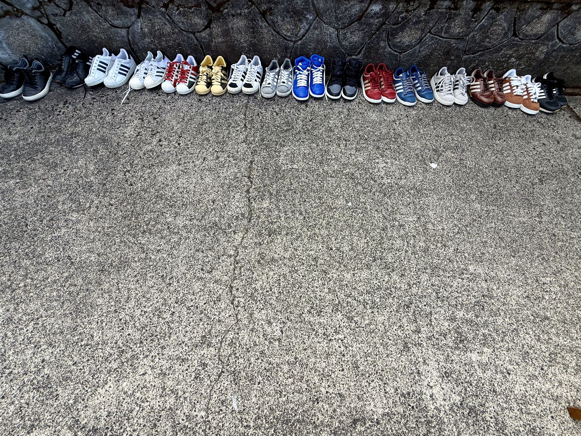 Sneakers! Assorted Adidas & Air Jordan Shoes