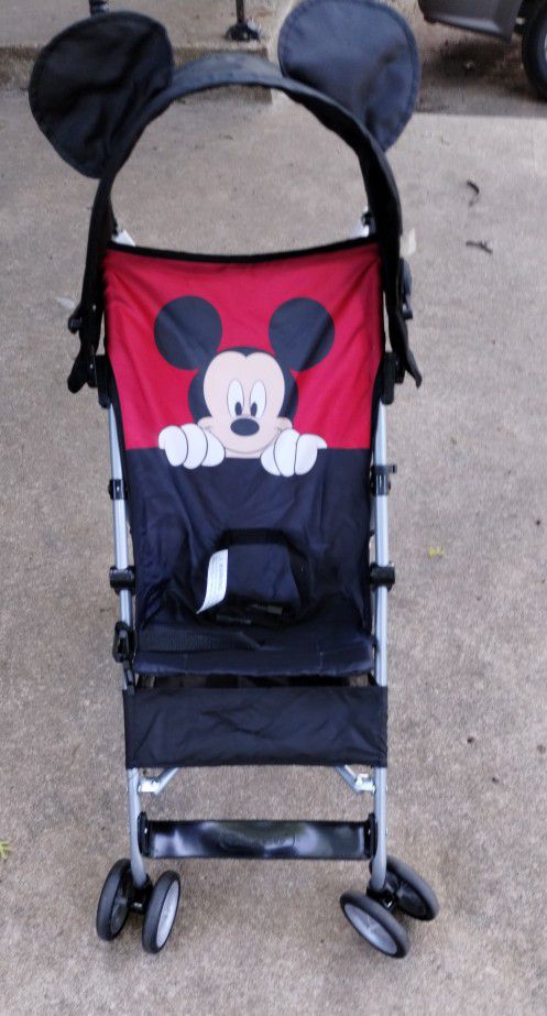 Adorable Costco Mickey Mouse Umbrella Stroller