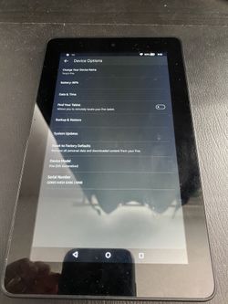 Amazon Fire Tablet