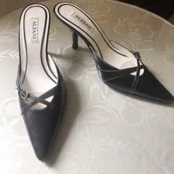 New Alfani Black High Heel Shoes 5.5