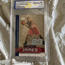 2003 LeBron James Upper Deck Card