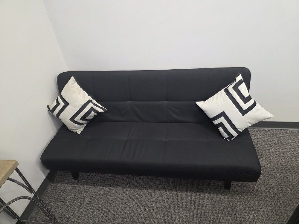 Modern Black Futon Sofa Bed