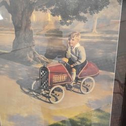 Rare Art Print. Title. What A Great Day. 