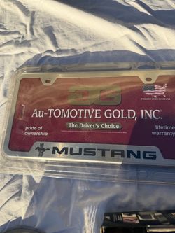 Mustang License Plate Frame
