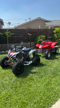 2008 Yamaha raptor 250 & 2004 Honda sportrax 400 ex