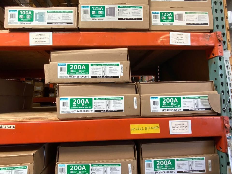 SIEMENS | MC2442B1200EFV | 200AMP/24 SPACES/42 CIRCUITS/OUTDOOR METER LOAD CENTER COMBINATION |$330