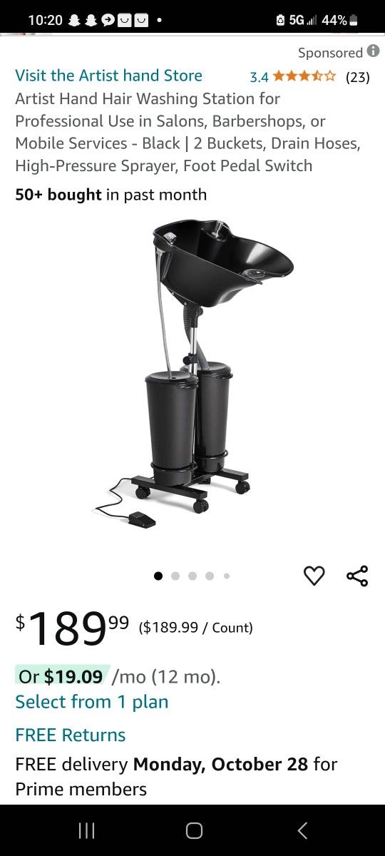 Portable Shampoo Bowl 