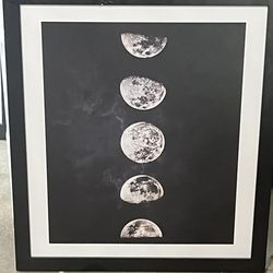 Black & White y Moon Artwork