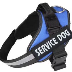 Service Dog Harness Blue Vest all color’s available 