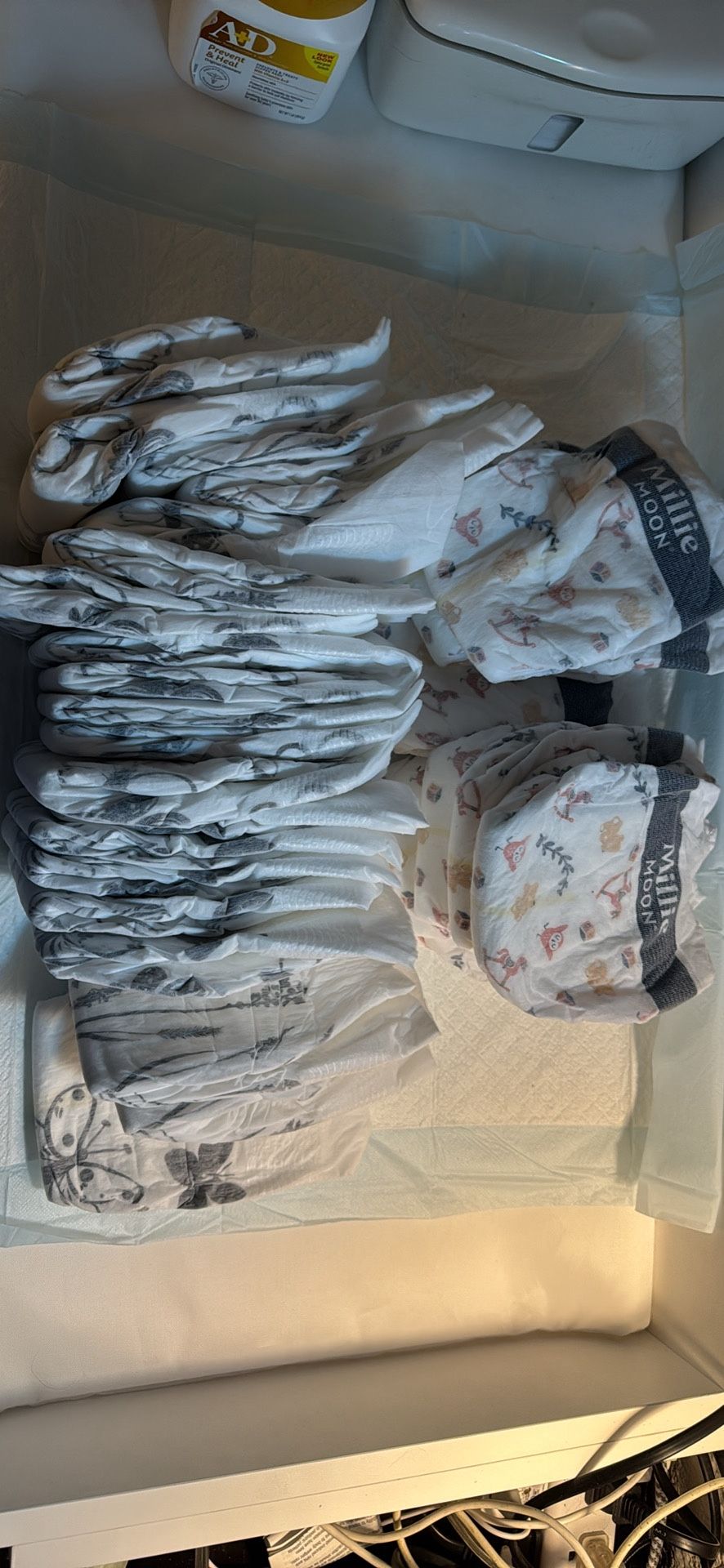 Size 1 Diapers (Millie moon And parasol)