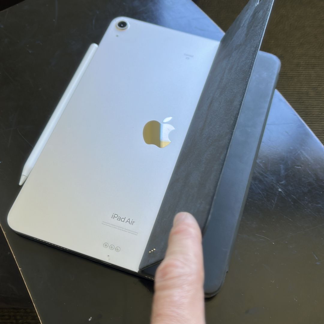 iPad w/ Pencil and Case