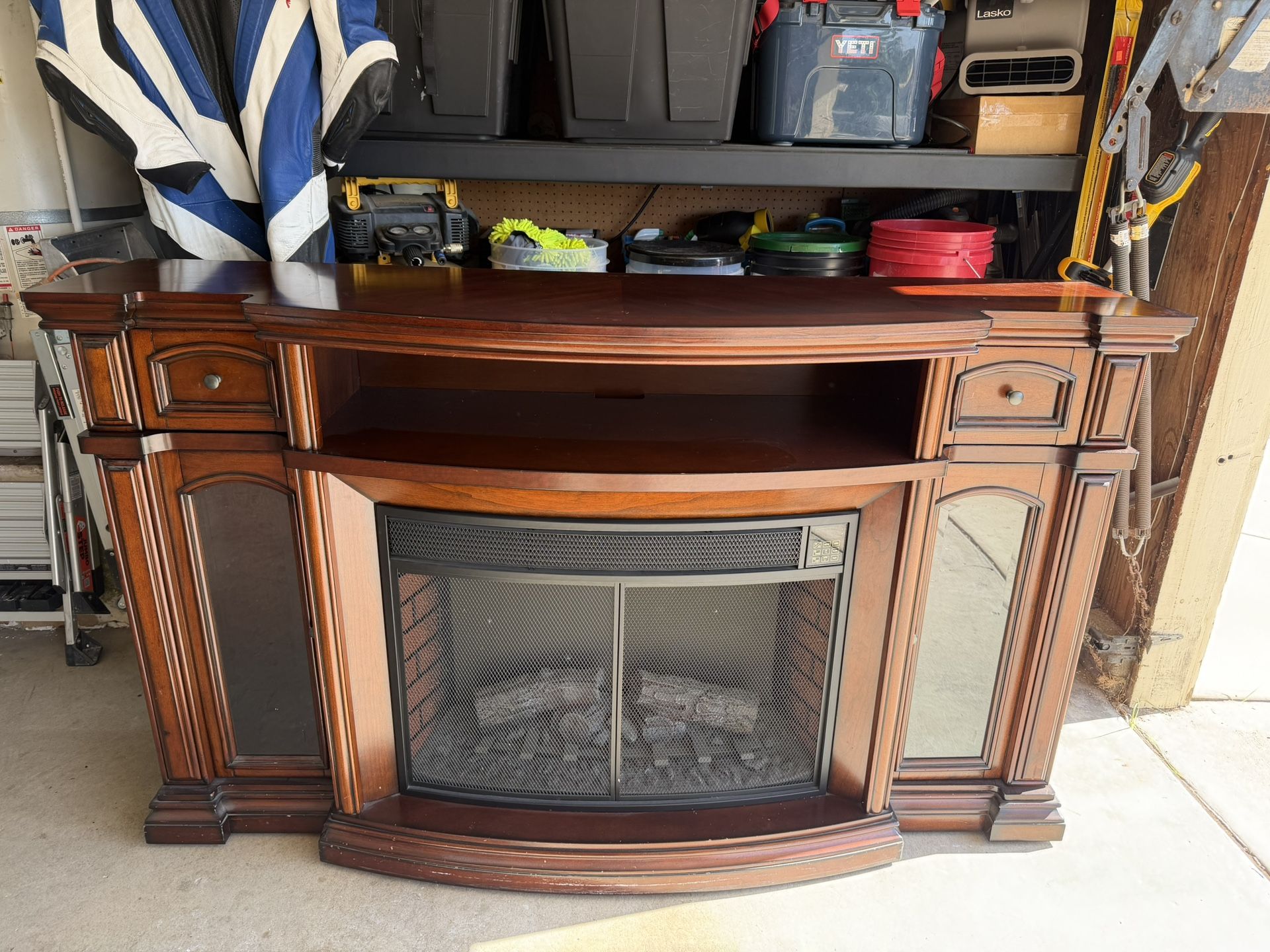 Tv Stand With Fireplace