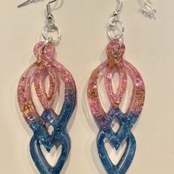 Heart Weave Dangle Earrings