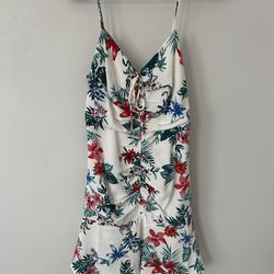 XSmall Floral/Colorful Aqua dress