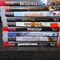 9 PS3 Games Lot