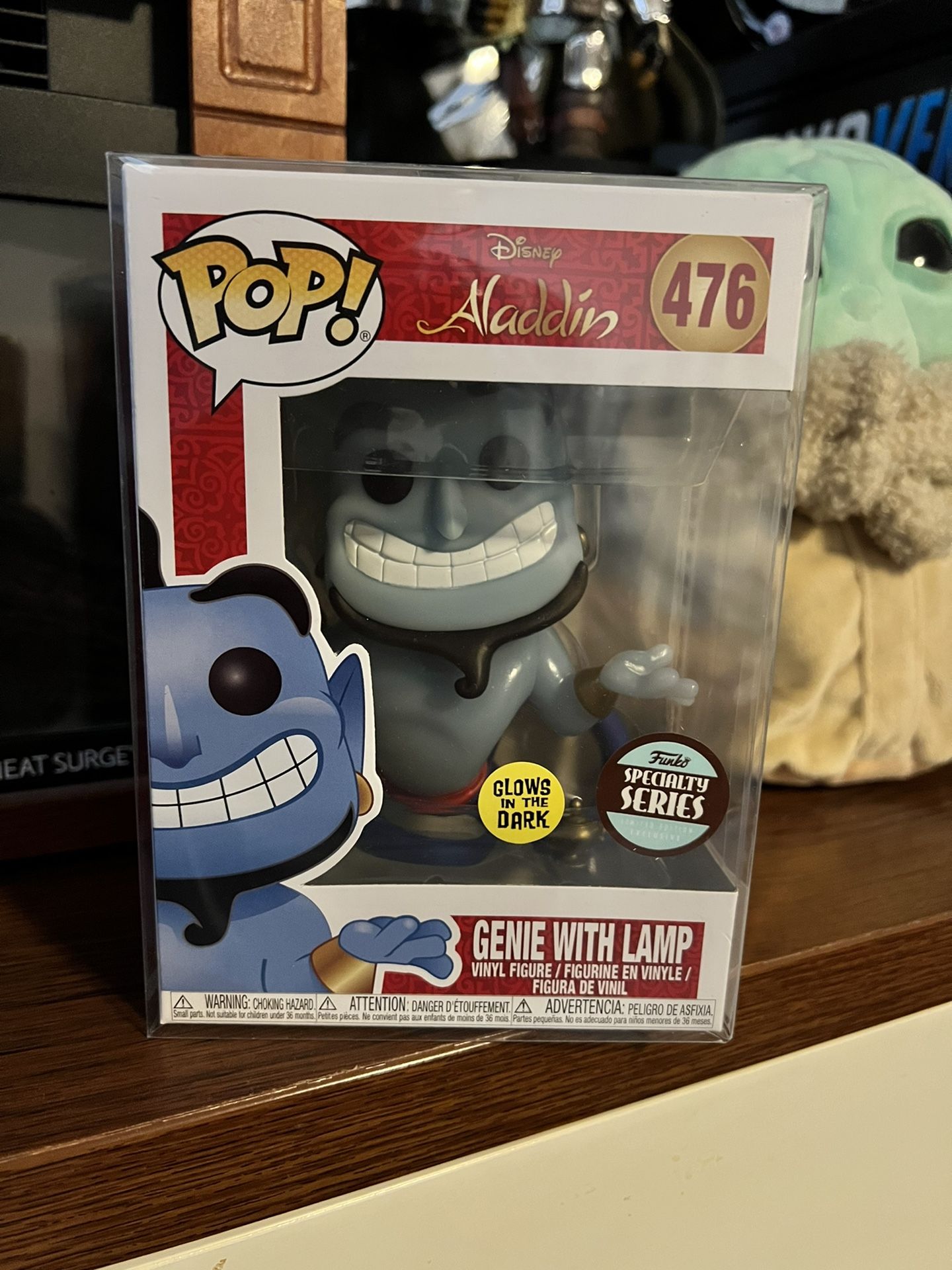 Funko Disney Genie with lamp Glow in the dark