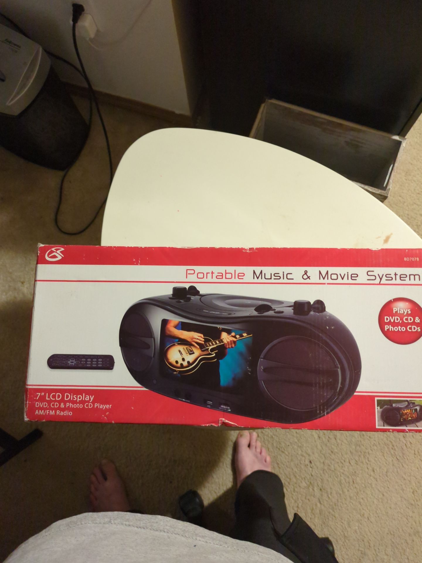 Portable Music & Movie System