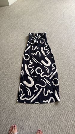 Strapless maxi dress