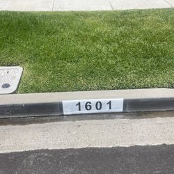 Curb Address Painting 