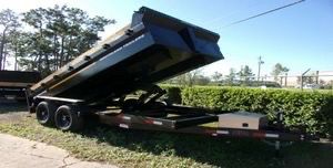 Southland 7 × 14 Low Side Dump Trailer 14k