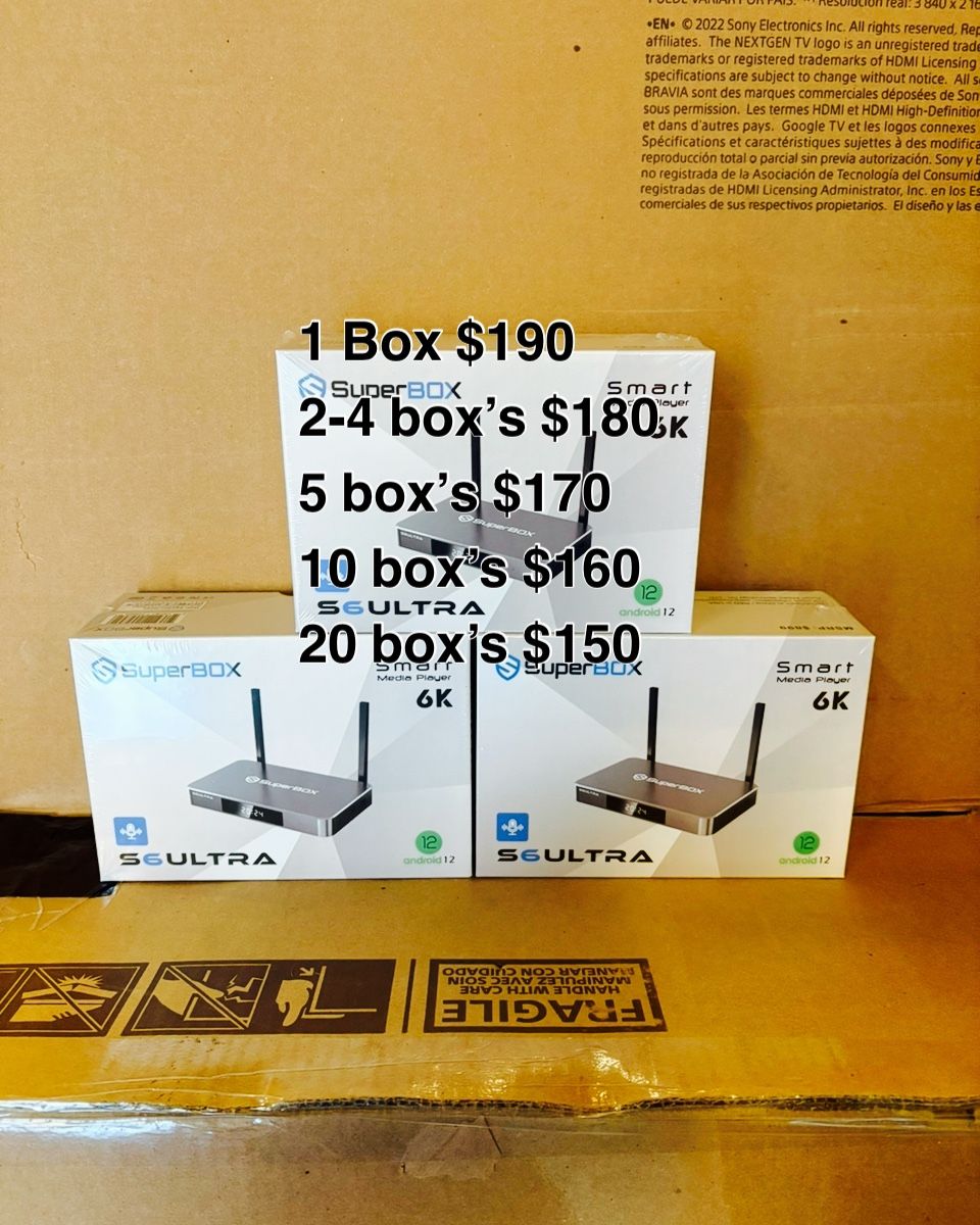 Superbox S6 Ultra Brand New Sealed Wholesale Reseller Pro  display picture 1