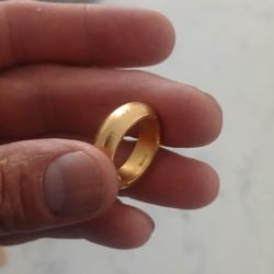 24k Solid Gold Band