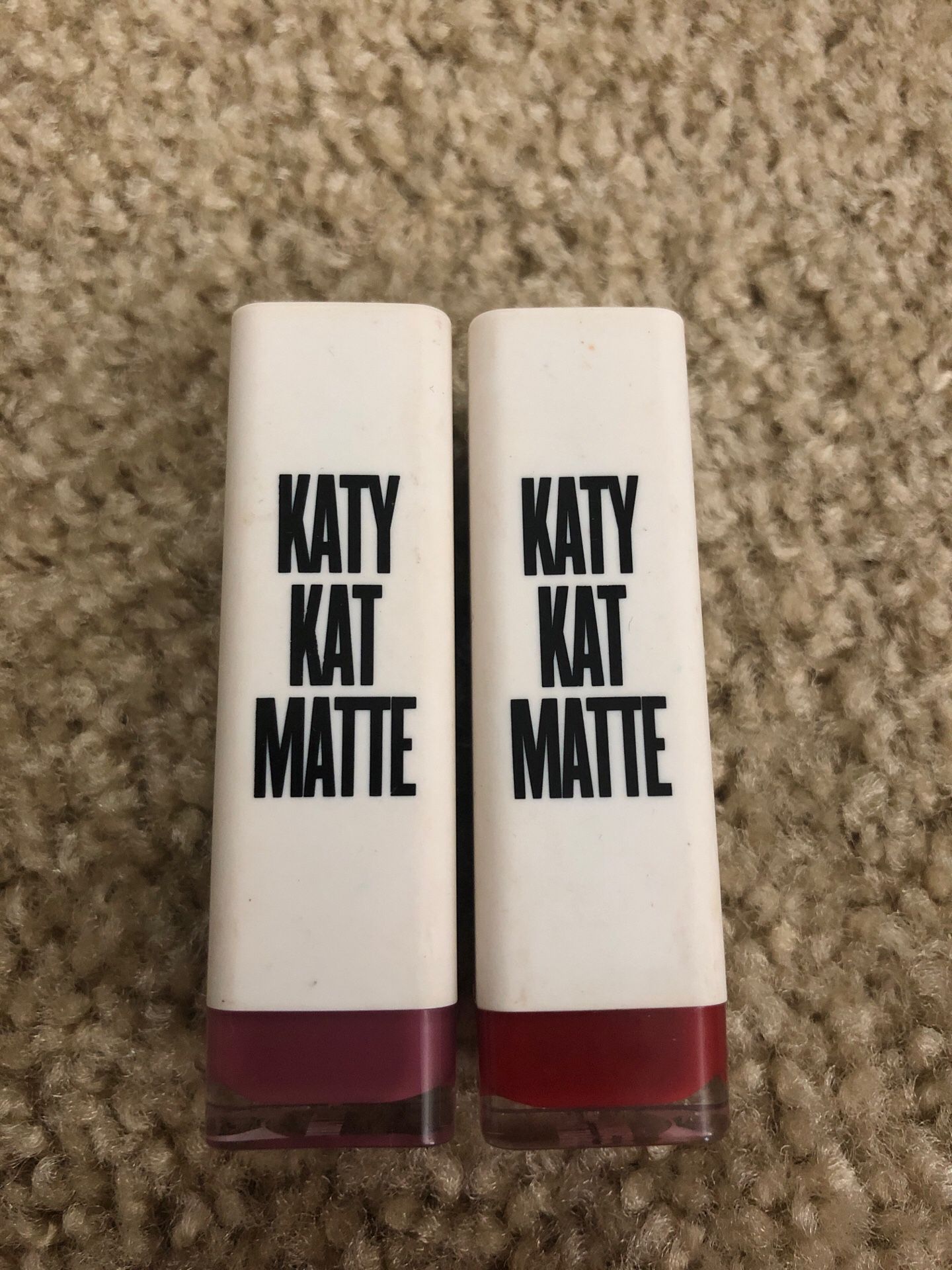 Katy Perry , Covergirl - Matte Lipsticks in Red and Pinkish shade