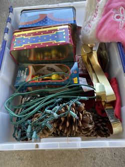 Small Box Of Christmas Ornaments