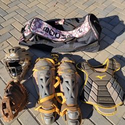 Mizuno Samurai Women's Catcher's Gear Set
W/bag