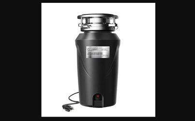 NEW! MAINTENANCE WAREHOUSE 1/3HP Garbage Disposal w/ Installed Power Cord Model # 113744